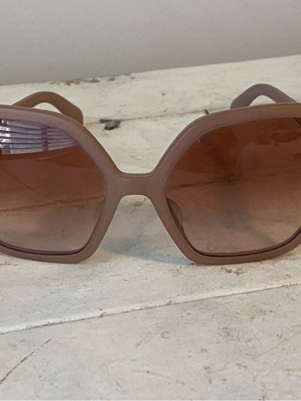 PRADA Oversized Brown Gradient Sunglasses - Picture 7 of 8